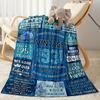 95th Birthday Celebration Blanket Soft Warm Cozy Perfect for Office Chair Picnics for All Occasions Playful Design