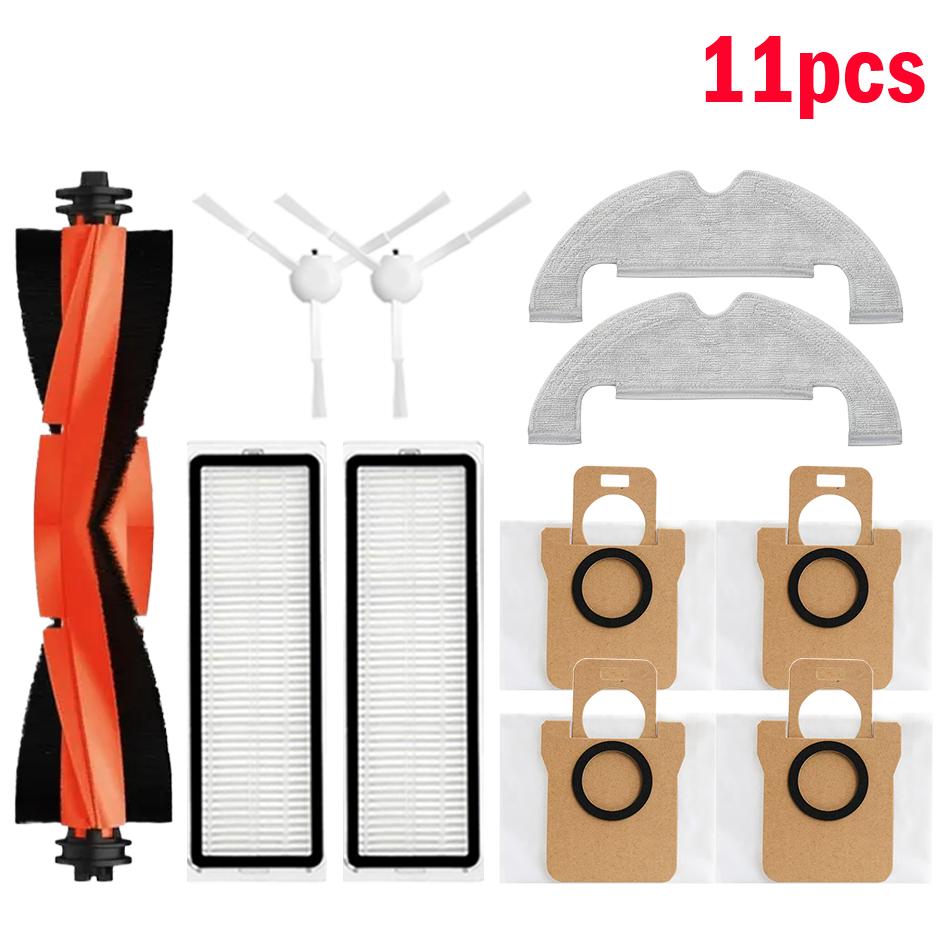 Pour Xiaomi Robot Aspirateur X10 Pièces de Rechange Brosse Principale Latérale Filtre Hepa Chiffon de Lavage Sac à poussière Accessoires