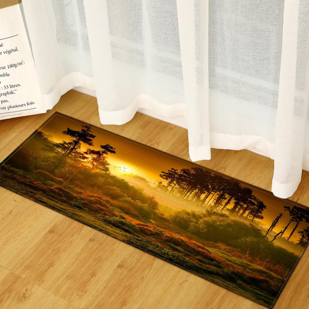 Scenic Door Mat Long Floor Mat Carpet Non-Slip Mat Foot Mat