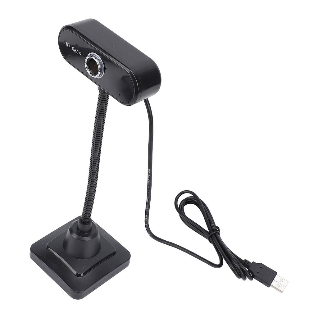 Web Camera with 3 Meter Omnidirectional Noise Reduction Microphone 1080P Wide Angle USB Computer Camera for Win7 Win8