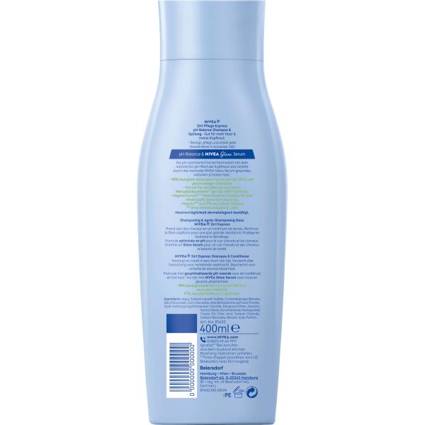Nivea Shampoo Conditioner 2in1 Care Express 400ml