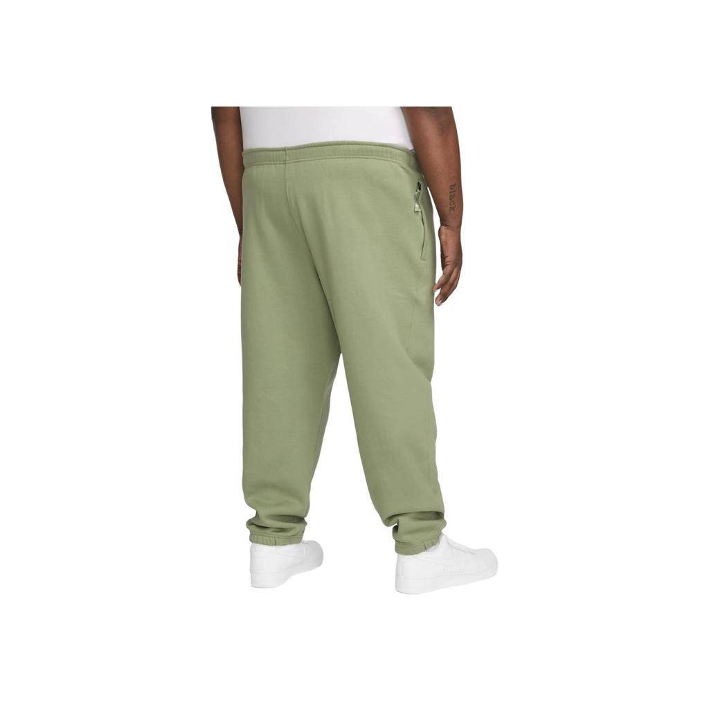 Nike NRG Solo Swoosh Fleecehose Ölgrün/Weiß Herren Streetwear DX1364-386