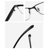 Half Frame Photochromic Glasses for Men Trendy Fashion Color Changing Eyeglasses Unisex Sunglasses