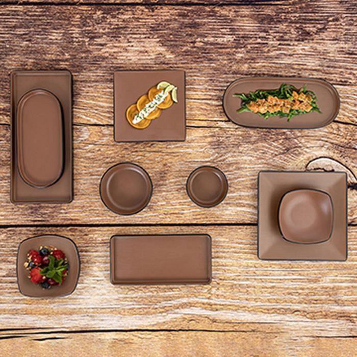 Bol Pour Apéritifs Bidasoa Gio Marron Plastique 23 X 10 Cm 12 Unités
