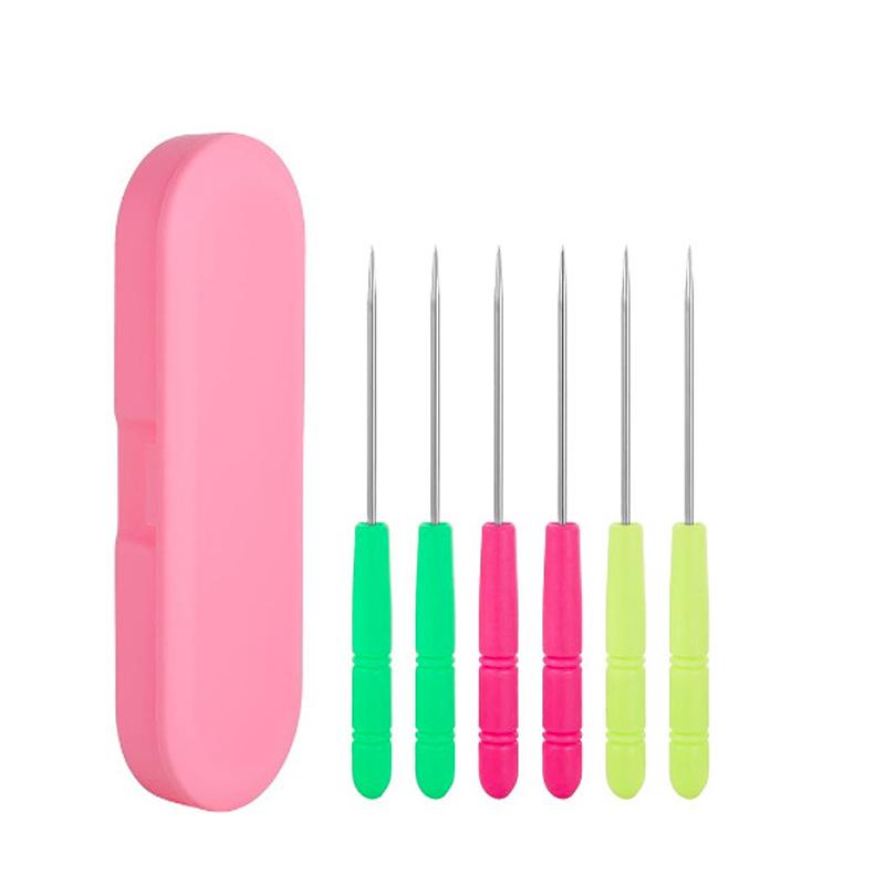 

Набор из 6 предметов для работы с глиной для тортов, печенья и латте-арта, с коробкой для хранения