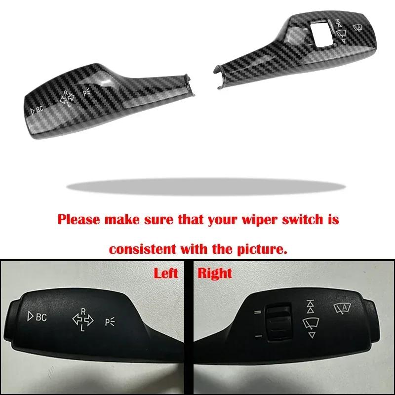 

For BMW 1 3 5 6 7 Series Premium Quality Turn Signal Wiper Switch Trim Steering Wheel Headlight Switch Control Cover Accessories