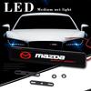 2025 Hot Car Front Grille LED Light Sticker Emblem for Mazda MX5 CX9 CX7 CX5 MX3 Atenza Axela 2 3 323 5 6 RX8 RX7 Speed 6 Access