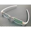 RSINC Rimless Rubber Frame Eyeglass Fashion Eye Wear Gold White 50-18-140 Tag A1