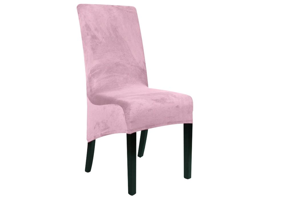 Cover For Xxl Sloping Chair Pink Velvet