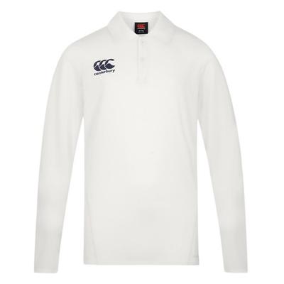 Men's Regular Long-Sleeved Cricket Polo Shirt