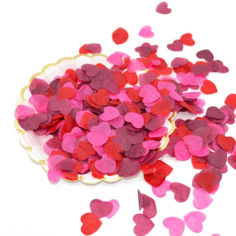 Party Heart Shape Table Decoration Home Decor Balloon Filler Confetti Tissue Paper Party Supplies