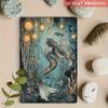 Mermaid Ocean Vintage Tin Sign Metal Wall Art Home Decor