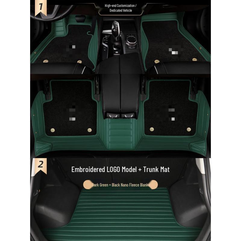 Compatible Floor Mats: Fully Enclosed Carpet Style for Hongqi HS5, H5, H9, HS7, H7, EQM5, EHS3, EHS9