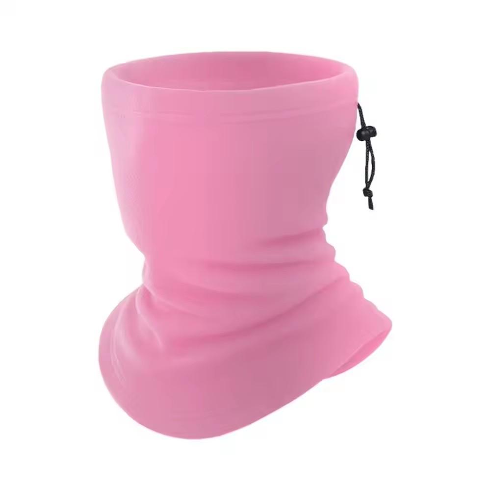 Winter Motorcycle Warm Scarf Wool Windproof Ski Mask Suitable for Unisex Drawstring Thick Camping and Hiking Sports Half Mask