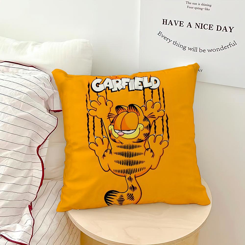 The Cushion Cover Comfortable Soft Pillow Case For Sofa Cute Living Room Home G-Garfields Cartoon Office Decor Protective Covers