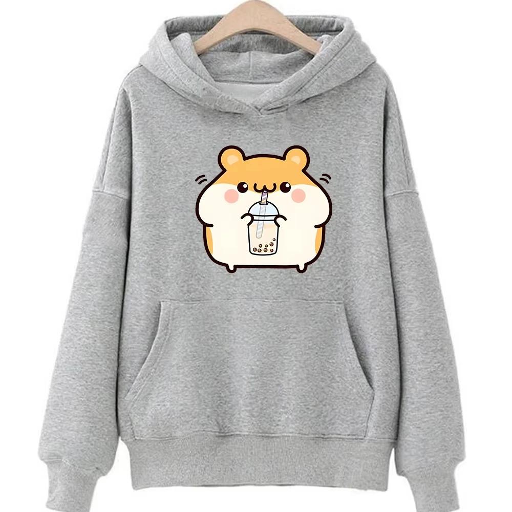 2025 Chainsaw Anime Women Hoodies Sweatshirt Harajuku Female Autumn and Winter Pullover Casual Streetwear Clothes Tops Leisure F