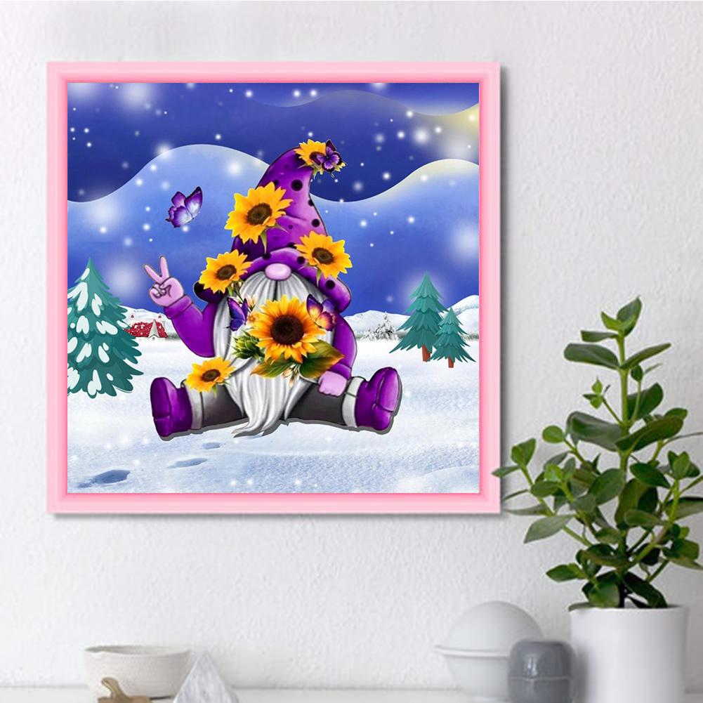 5D Diy Diamond Painting Winter Cartoon Old Man Diamond Embroidery Full Lay Anime Cross Stitch Kits Home Decor Handmade Gift