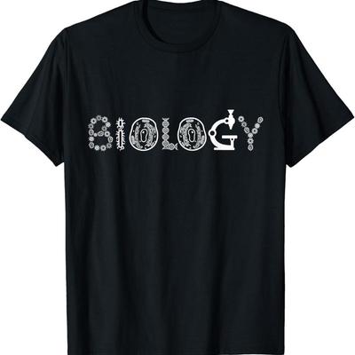 Biology T Shirt Microscope DNA Teacher Paramecium Idea