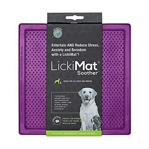 Tapis Anti-fuite - LICKIMAT - Soother - Plastique Souple - 2 Tailles - Pour Chien