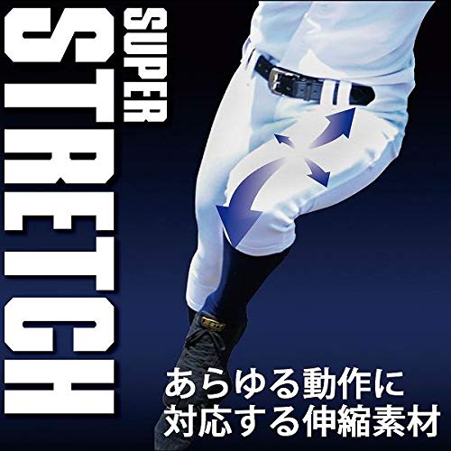 ZETT Baseball Neo Status Uniform Regular Fit Pants BU802RP Ivory (3100) 2XO