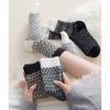 Wool Warm Retro Socks Women'S Medium Tube Socks Thickened And Velvet Ethnic Style Winter Stockings Women'S Pile