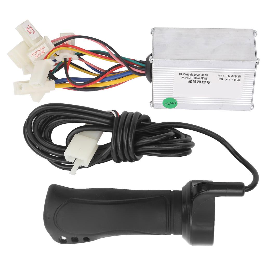 Zestaw kontrolera do hulajnogi elektrycznej 24V 250W Kontroler szczotkowy i manetki do e-roweru