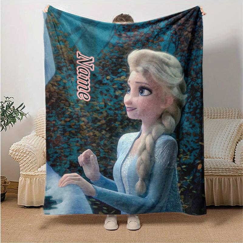 Custom 1pc Winter Fantasy Journey Blanket, Soft And Comfortable Blanket, Casual Warm, Camping Travel Blanket, Birthday Gift Q91060