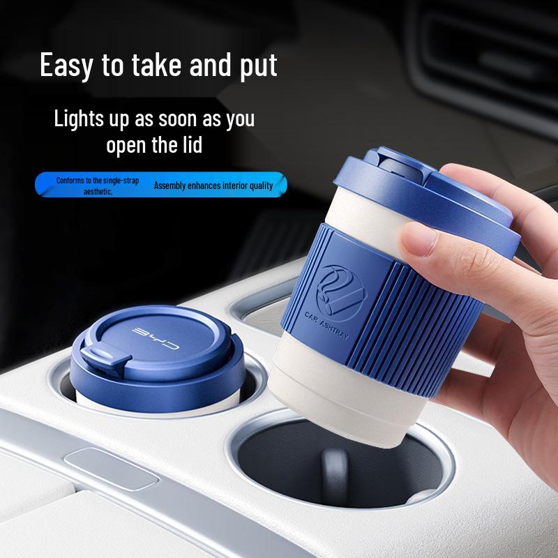 BYD Compatible Car Ashtray/Coffee Cup: Sea Lion, Dolphin, Seagull, Qin, Han, Song, Yuan, Xia, Tang Models