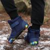 Children High-top Snow Boots Kids Plush Boots Winter Warm Cotton Shoes Anti-slip Casual Walking Shoes Waterproof