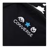 Converse Brand Logo Zip Closure Shoulder Bag, Crossbody Bag Small Unisex Black UA5982-023
