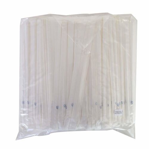 Yamato Bussan White Straws, 18cm, Good Business, Paper Bag (N), 500 Straws per Pack