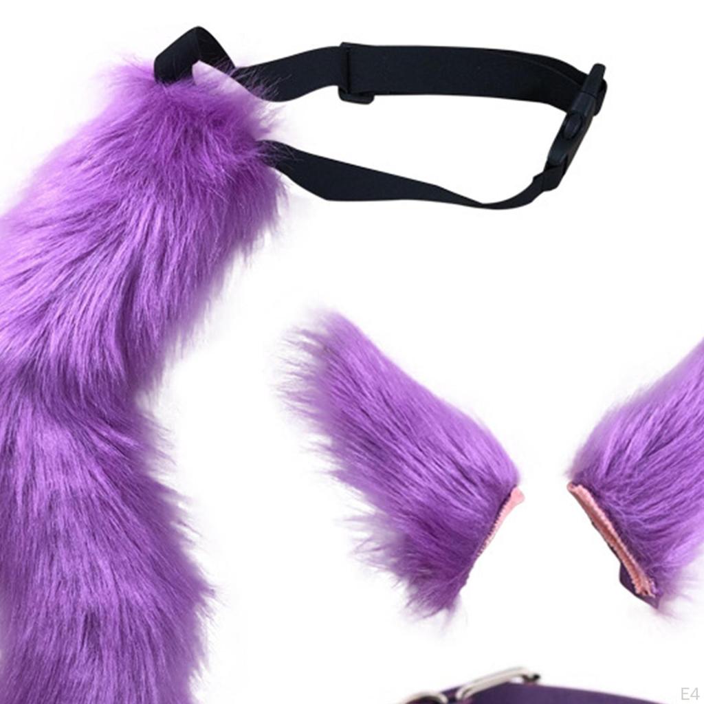 Cosplay Costumes, Long Tail Neck Choker Fancy Dress Kit for Carnival Masquerade