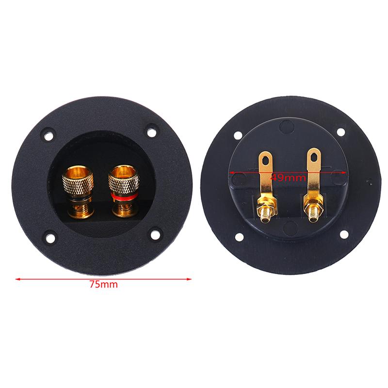 Speaker Terminal Cup Round Spring Cup Subwoofer Plug Car Stereo Connector Box
