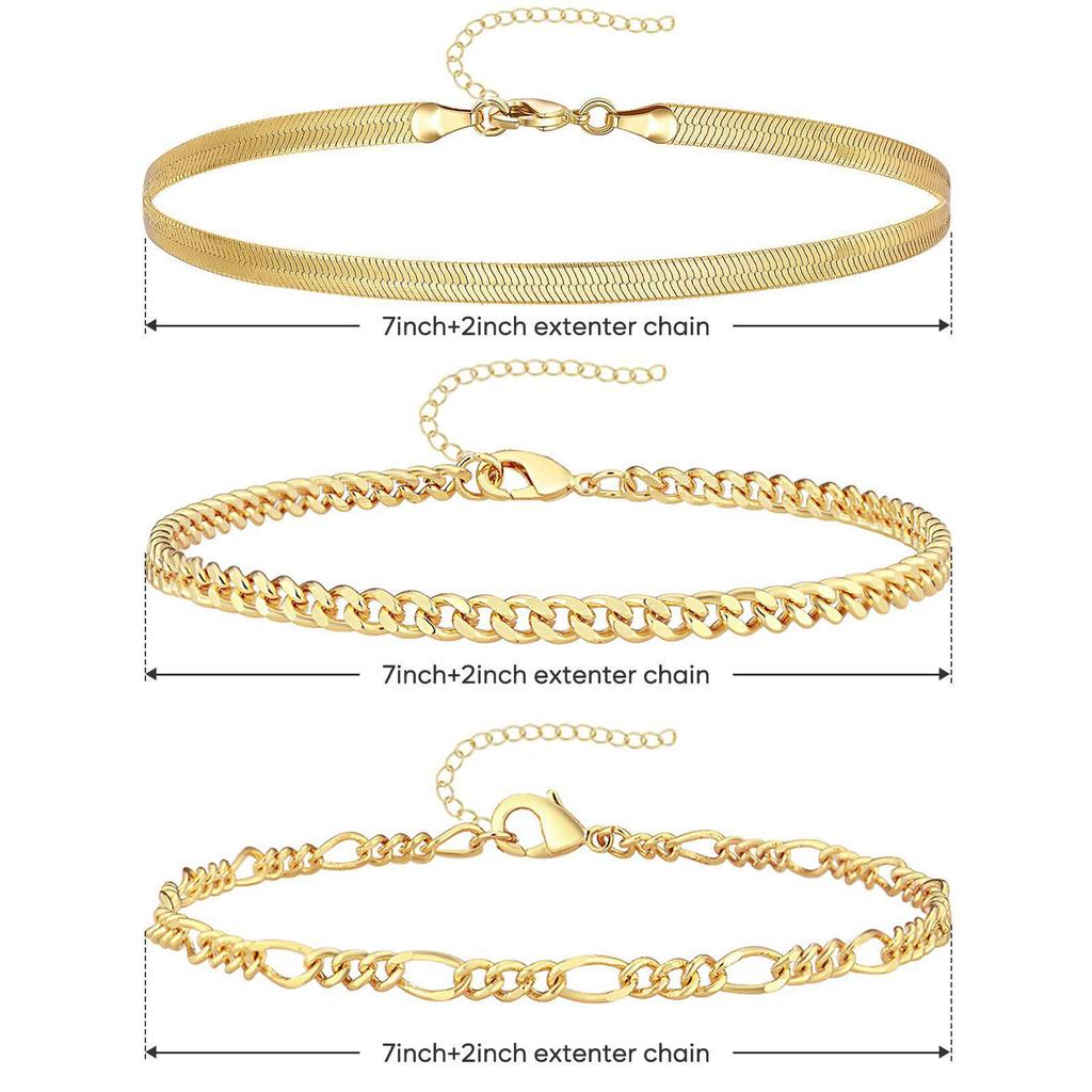 Bohemian Minimalist Women's Hand Jewelry Set: 6 Multi-layer Simple Bracelets