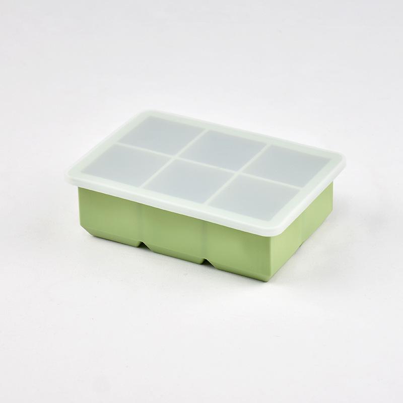 Summer Six-Grid Quick Freeze Food-Grade Ice Cube Tray Mold