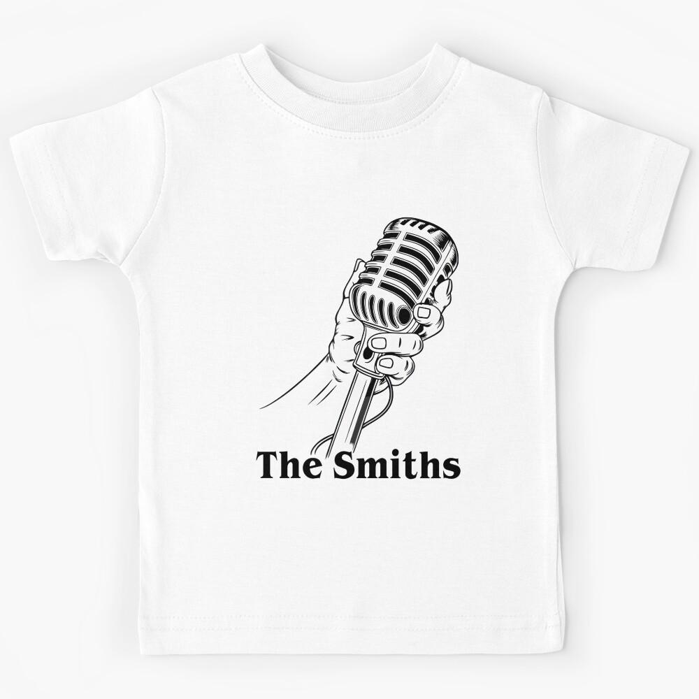 The Smiths Retro Microphone Line Art Illustration Kids T-Shirt 130