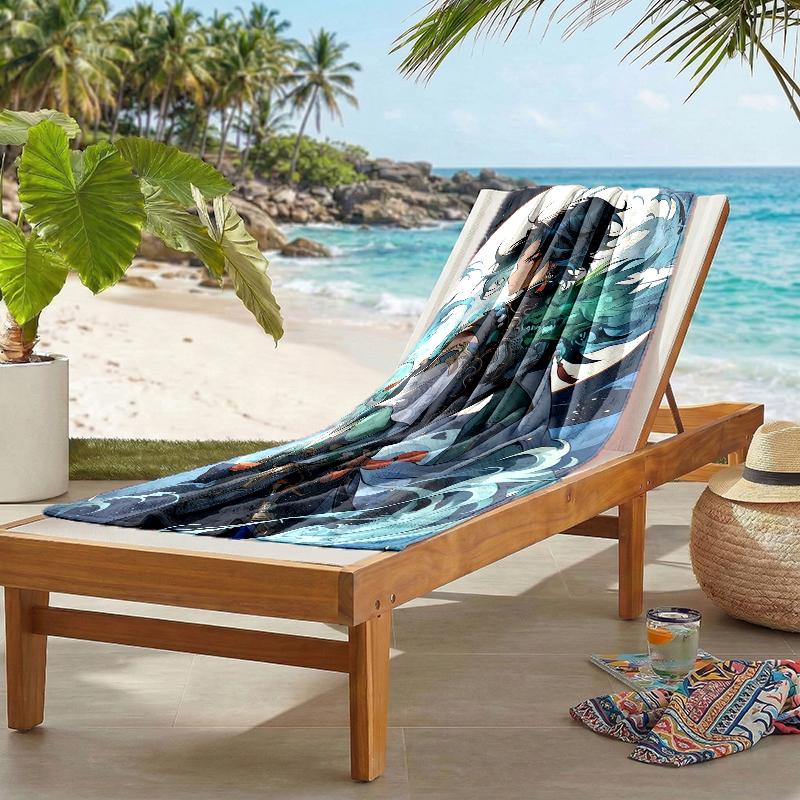 Xiao Fashion Beach Towel: Ideal for Summer Adventures Soft, absorbent and quick drying suitable for swimming and bathing