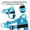 Heavy Duty Nylon Harness for Medium Dogs No Pull Dog Harness, Adjustable Vest with Handle, Breathable Durable Metal D-ring Pet Padded Large Dogs, Safe