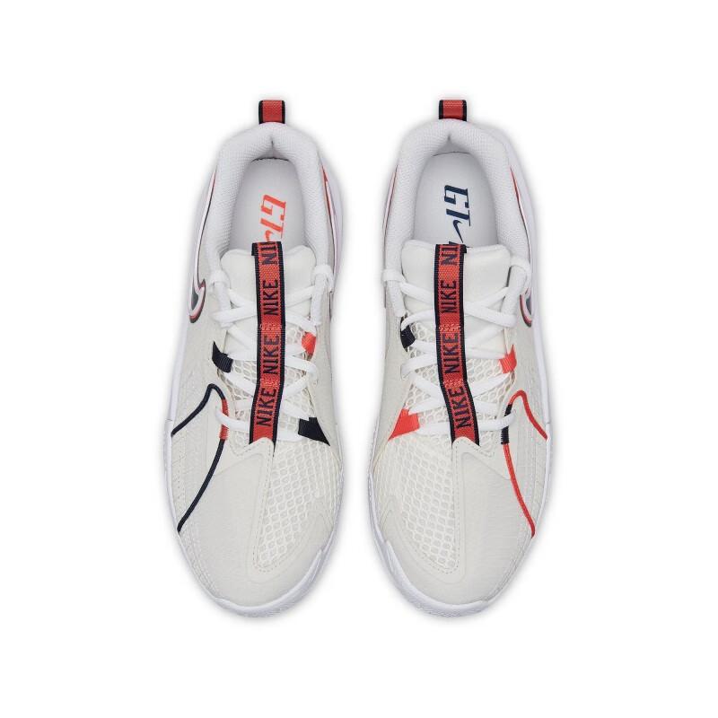 Nike GT. Cut 3 SE Zapatillas de Baloncesto para Niños Elegantes Cómodas Absorbentes de Impactos Duraderas Transpirables de Caña Baja Zapatillas para Niños Blanco Roto Naranja IB8884191