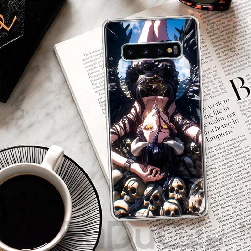 Albedo Overlord Anime Cover For Samsung Galaxy S8 S9 Plus S10 Lite Note 8 9 10 Pro 20 Ultra S7 Edge M11 M21 M32 M51 Print Coque