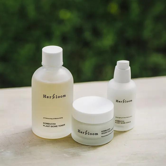 Kombucha Balancing Routine Set (Toner & Serum & Cream)