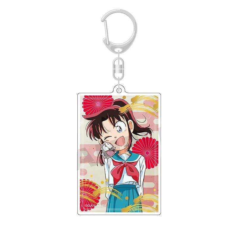 Anicraft Shin Samurai Den YAIBA Sayaka Mine & Namako-otoko Square Acrylic Keychain B Anime Character Keyring