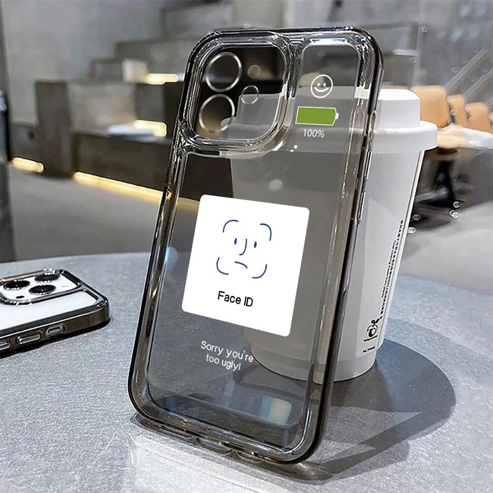 Smile Soft pouzdro na telefon iPhone 14 Pro pouzdro iPhone 11 13 12 15 Pro Max XR XS X 7 8 15 Plus SE 2020 silikonový kryt Sluneční květiny