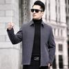 Winter Denim Coat Men's Woolen Woolen Coat Short Lapel Middle-aged Men's Cashmere Jacket Jacket Men
