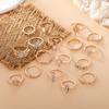 Bohemian Ring 17-piece Dot Diamond Set Women's Ring Jewelry