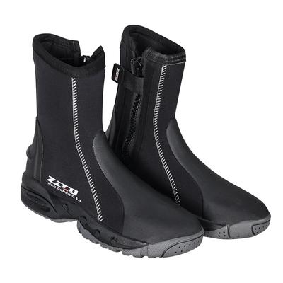 ZCCO 5MM Herren Seitenreißverschluss Wasserdicht Rutschfest Regenstiefel Neopren Tauchstiefel Rutschfeste Sohle Outdoor Sport Wassersportschuhe
