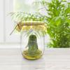 Angry in a Jar Resin Sculpture, Funny Novelty Figurine for Desk Decor, Home Decoration
