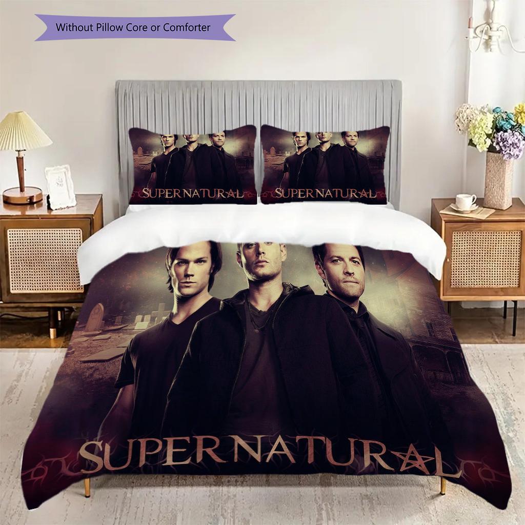 Supernatural Three Brothers Unite Bedding 1 Duvet Cover 2 Pillowcase Without Core Bedding Set Duvet Cover And Pillowcase
