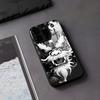 Kunst Drache Handyhülle Für IPhone 17 Air 16 E Pro Max 15 14 13 Mini 12 Pro 11 Max Plus Schwarze Glasabdeckung