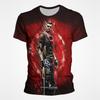 Shooting Game CS GO Pattern 3D Printed T-shirt Men's Summer Short Sleeved Round Neck Top Trendy Harajuku Fashion Streetwear